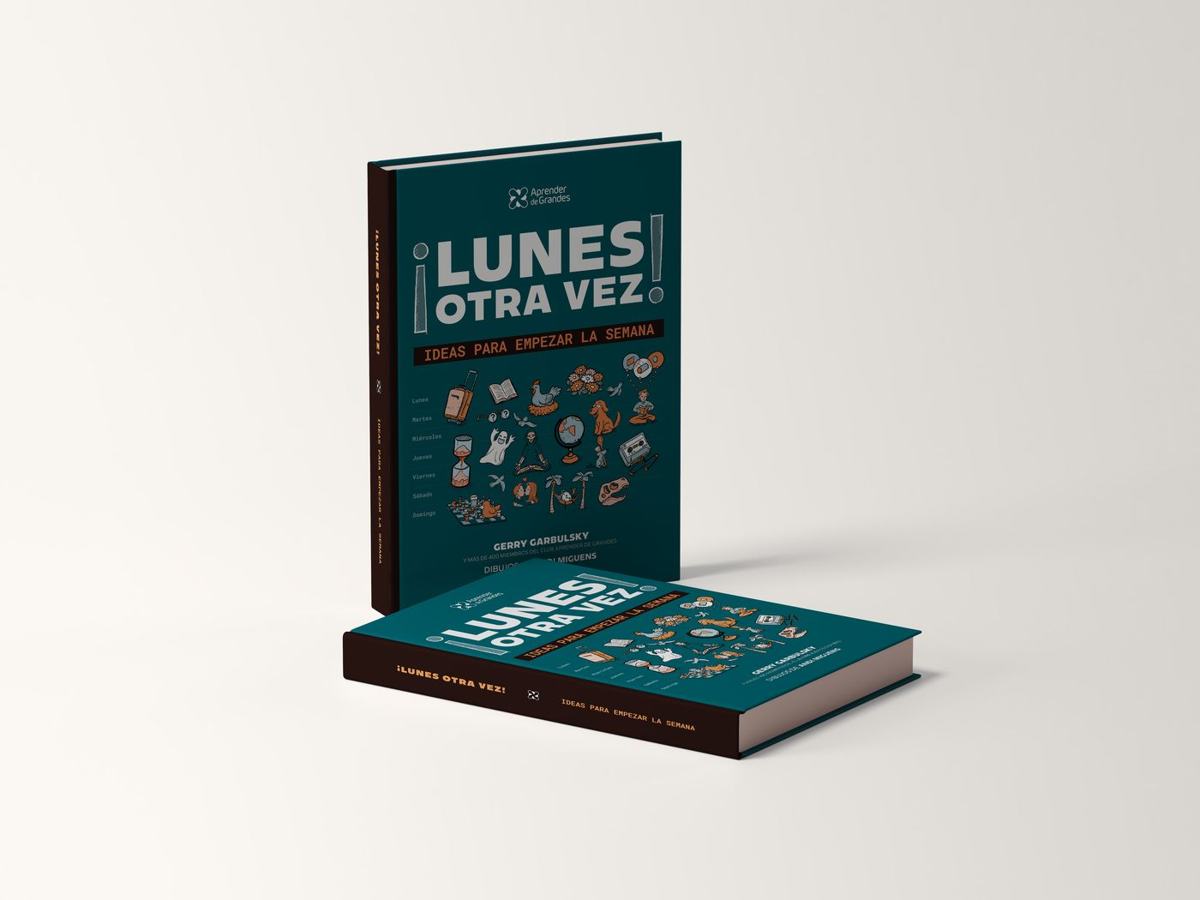 Dos ejemplares del libro ¡Lunes Otra Vez!